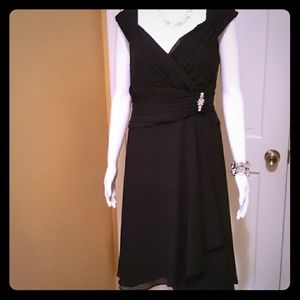 David's Bridal Collection size 10 black dress EUC